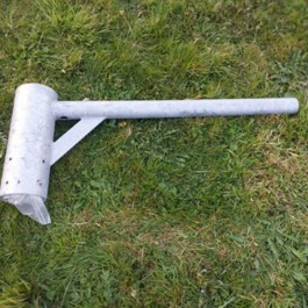 DBS60 solar light unit post mounted arm