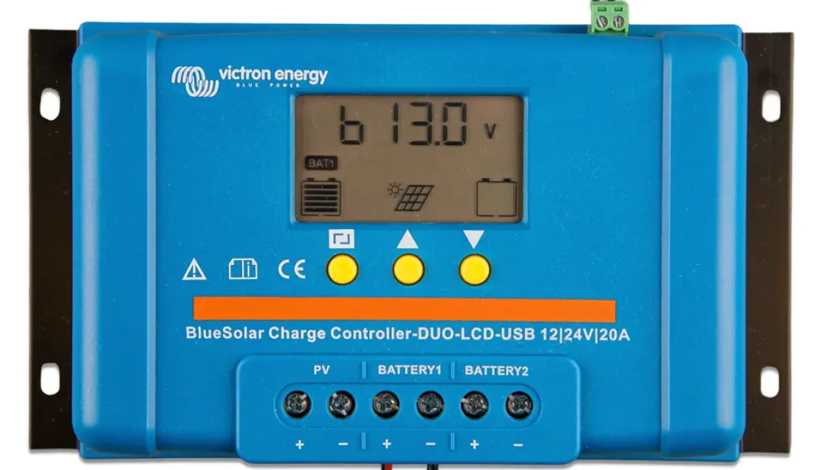 Victron PWM LCD display blue solar charge controller