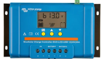 Victron PWM LCD display blue solar charge controller
