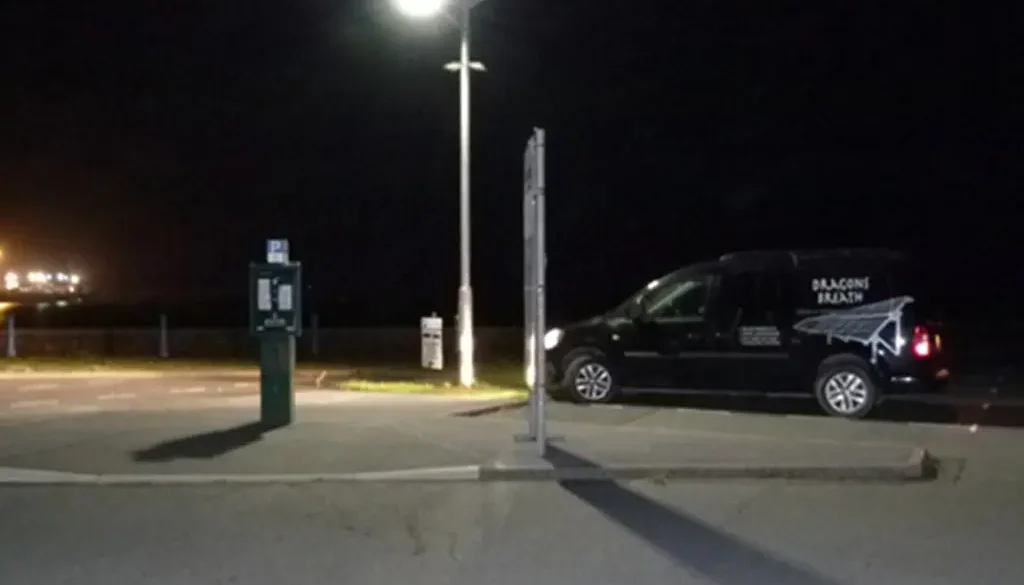 Solar Powered Street Lighting setup in Goodwick