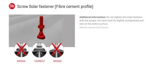 Solar hanger bolts correct fitting