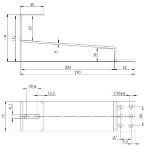 K2 Solar Fixings Roof hook for Marley Modern tiles Data Sheet