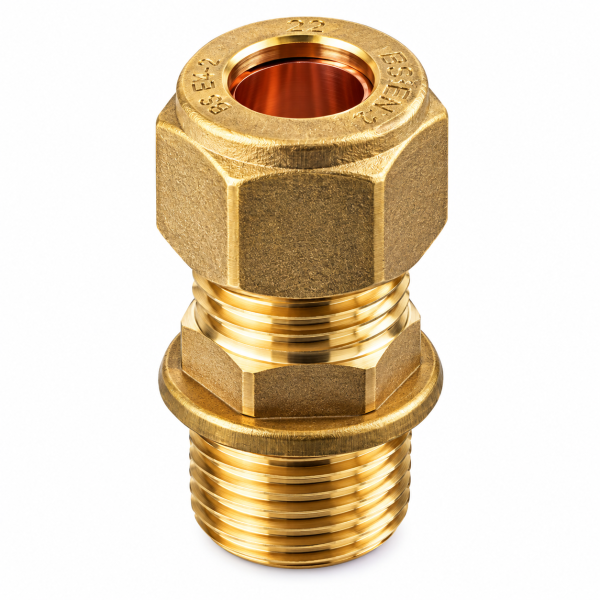 Male thread compression fitting Solar compression male iron
