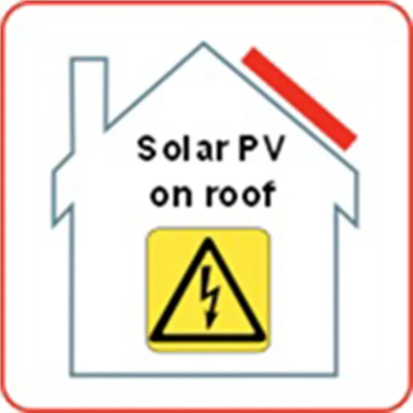 Solar on roof new warning label requirement
