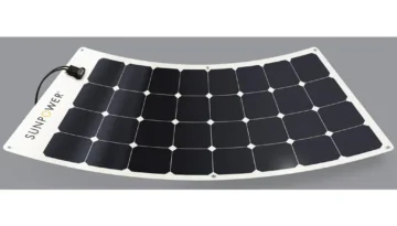 Semi flexible solar panels