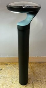 Dragons Breath Solar bollard light switched on and working