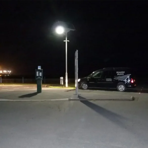 Solar powered street lighting systems