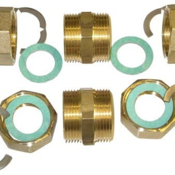 Flexible stainless steel solar corrugated tube air tight connection set