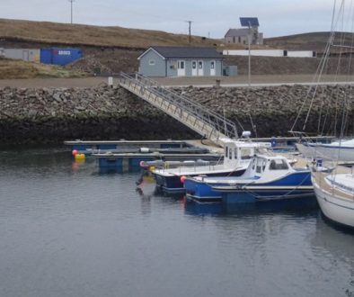 Shetland solar street lighting