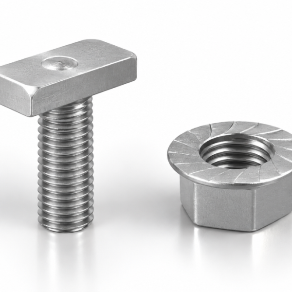 T bolt and nut set