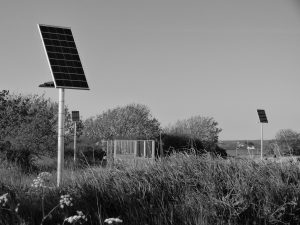 Skate park solar powered illumination system