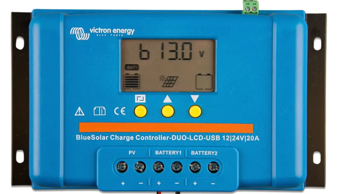 Victron duo charge controller PWM LCD display blue solar
