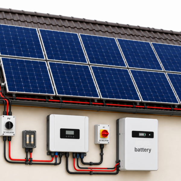 Solar panel home grid system