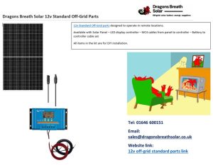 Standard off-grid battery charging parts