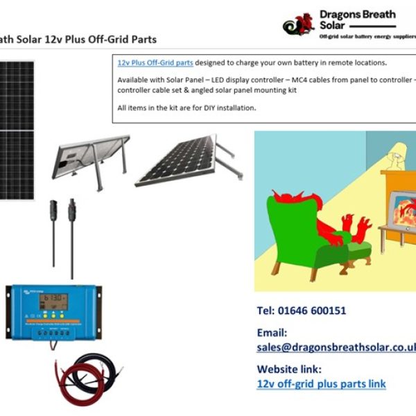 Off-grid plus solar charging kit