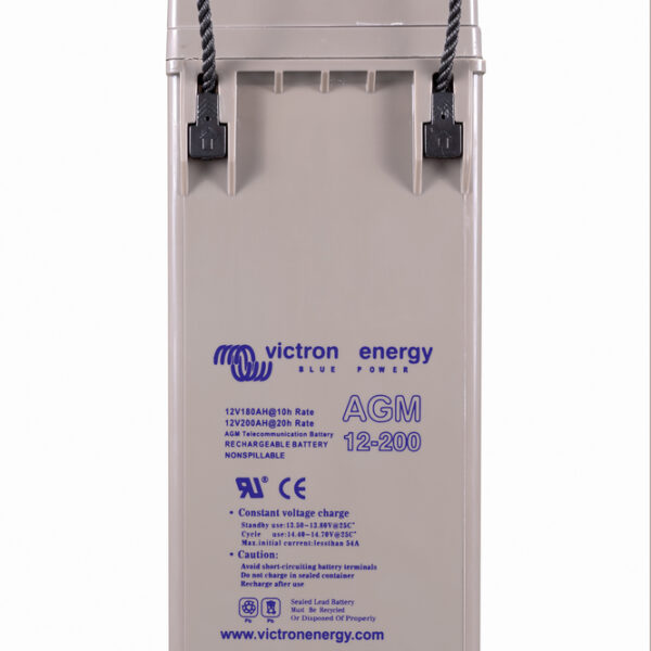 The deep cycle 12v AGM style telecom battery is idea for self contained solar energy storage off the grid.