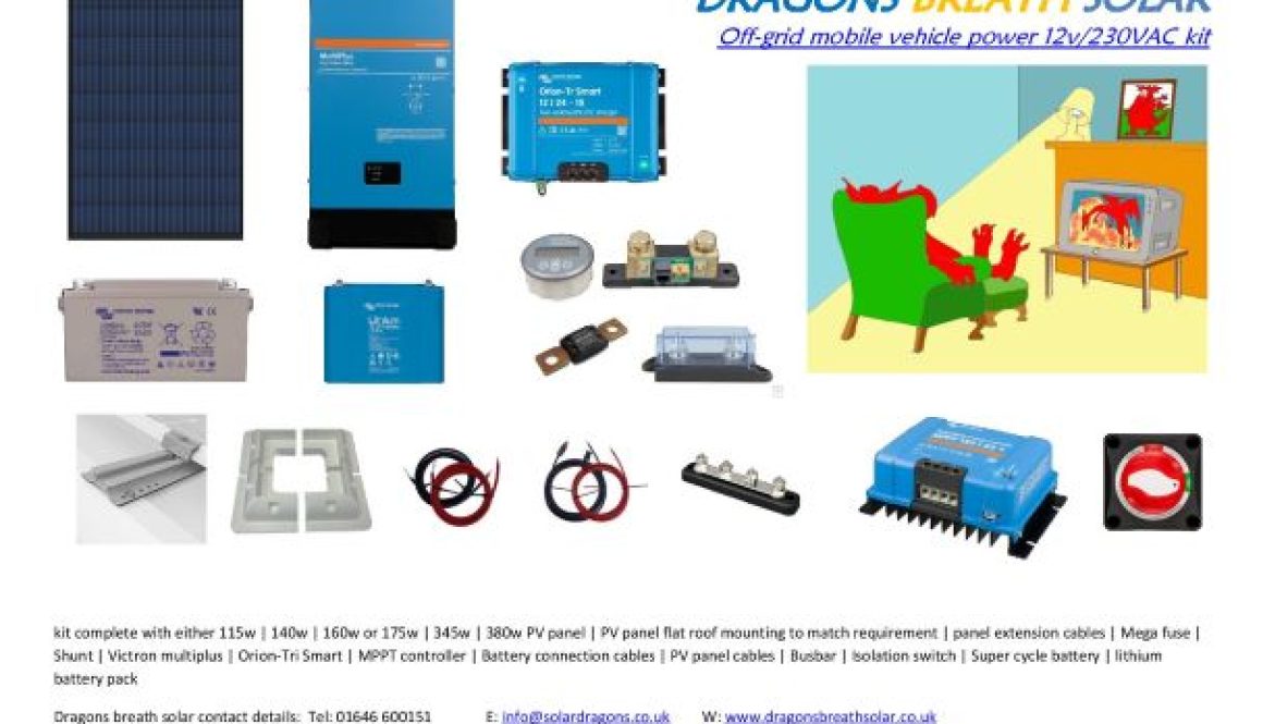 Campervan AC power kits