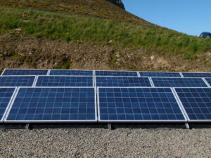 3 panel ground mounted solar panel fixing