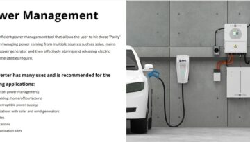 Home EV charging station