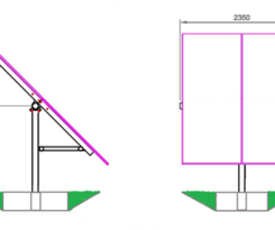 DBS T Rack 2 panel Portrait