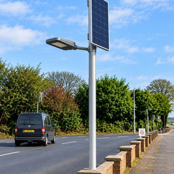 DBS805 solar lighting system fitted in car park
