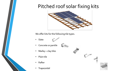 We provide a number of fixing kits to suit different use cases that include everything that you need to get set up (Choose this form if you would like help on selecting the right components to affix your panels onto your mounting unit of choice.)