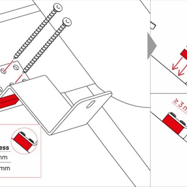 Single roof hook flat tile Single roof hook flat tile